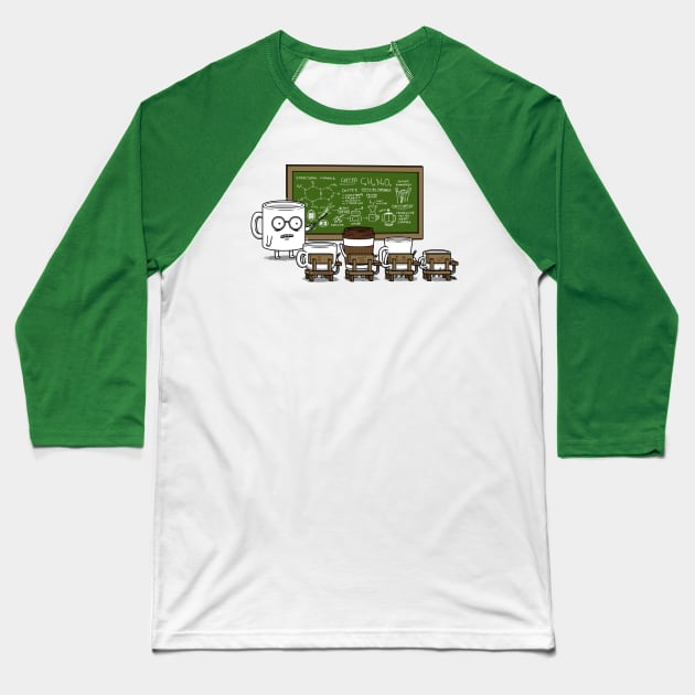 Coffee 101 Baseball T-Shirt by pigboom